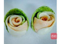 蔬菜花式馒头的做法图解7