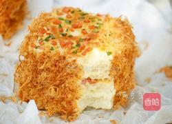 葱香火腿肉松面包的做法图解17