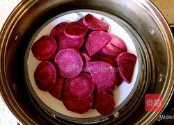 紫薯花卷的做法图解3