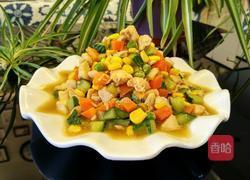 五彩鸡丁的做法图解11