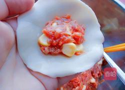 玉米胡萝卜猪肉饺子的做法图解6