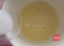 蜜豆糯米蒸蛋糕的做法图解4