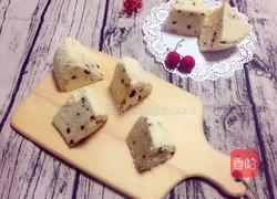 蜜豆糯米蒸蛋糕的做法图解15