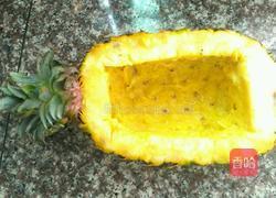 五彩菠萝饭的做法图解2