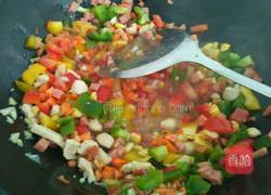 五彩菠萝饭的做法图解7