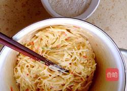 土豆丝煎饼的做法图解3