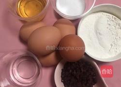 蜜豆戚风蛋糕的做法图解1