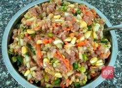 白菜红萝卜肉馅儿包子的做法图解7