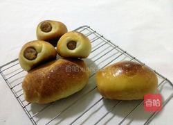 香肠面包的做法图解1