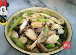 芹菜炒杂菇的做法图解7