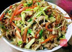 胡萝卜肉丝炒面的做法图解3