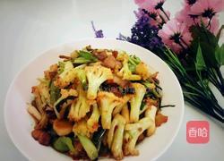 干煸花菜的做法图解7