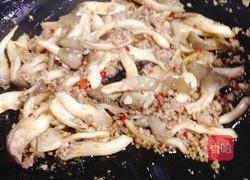 肉末炒平菇的做法图解4