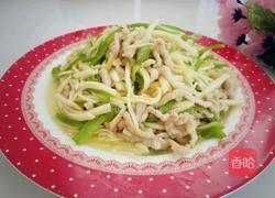 肉丝炒茭白的做法图解10