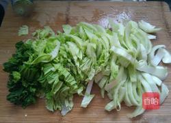 辣炒长白菜的做法图解2