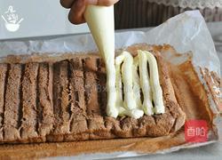 圣诞树根蛋糕的做法图解15