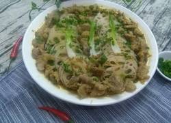 五花肉蒸藕片