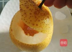 冰糖蒸雪梨的做法图解5