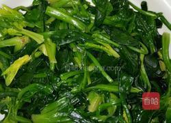 菠菜拌鸡蛋的做法图解4