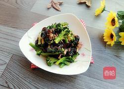 西兰花木耳炒肉的做法图解14
