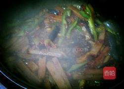 豆瓣茄子火腿的做法图解7