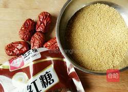 红糖小米粥的做法图解1