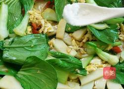 小青菜炒年糕的做法图解10