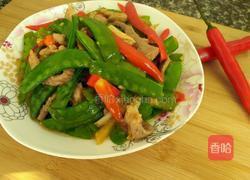 荷兰豆炒肉的做法图解9