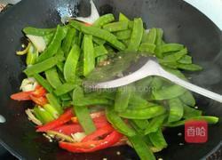 荷兰豆炒肉的做法图解6