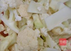 白灼白菜花的做法图解1