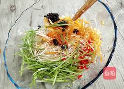 凉拌大蒜须的做法图解4