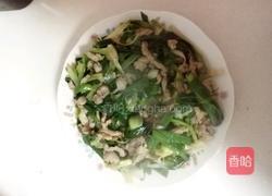 大蒜炒肉丝的做法图解10