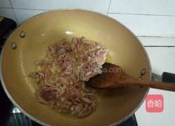 大蒜炒肉丝的做法图解3