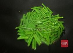 腊肠炒豆角的做法图解4