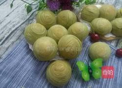 抹茶蛋黄酥的做法图解24