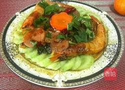 蒸火腿肠和瓜片的做法图解9