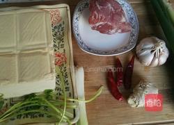 肉末蒸豆腐的做法图解1
