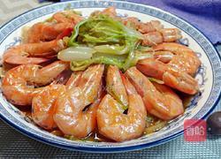 白菜炒虾的做法图解10