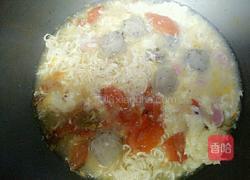 火腿肠鸡蛋面的做法图解4