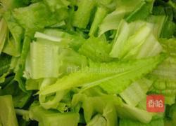 青菜炒面的做法图解1