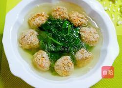 豌豆苗丸子汤的做法图解7
