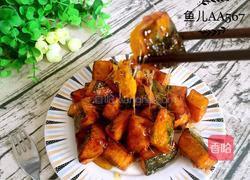 拔丝窝瓜的做法图解14