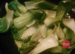 蚝油油菜扒香菇的做法图解3