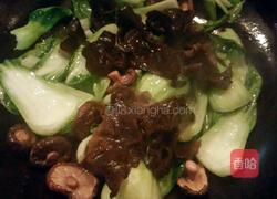 蚝油油菜扒香菇的做法图解5