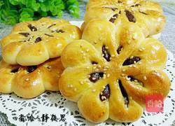 花朵豆沙馅面包的做法图解25