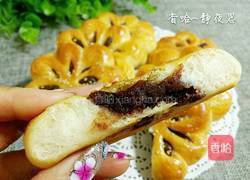 花朵豆沙馅面包的做法图解26