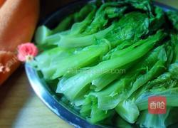 油盐生菜的做法图解3