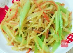 土豆丝炒芹菜的做法图解9