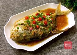 金蒜鲳鱼的做法图解9