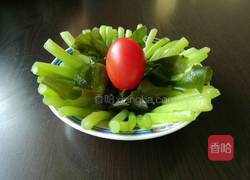 螺旋藻炒茼蒿的做法图解7